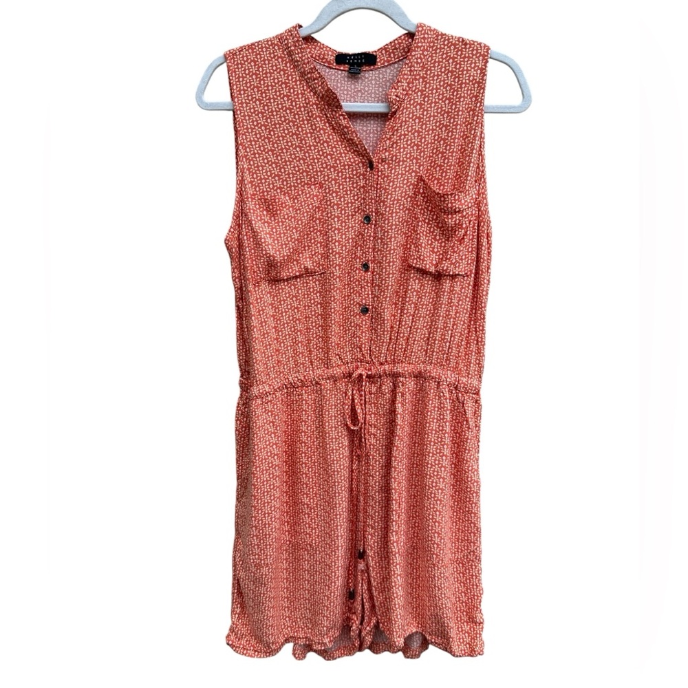 Kelly & Renee Red Sleeveless Romper